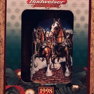 1998 Budweiser Holiday Stein